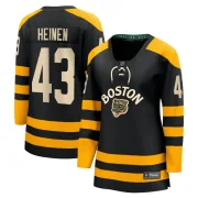 Fanatics Branded Danton Heinen Boston Bruins Women's Breakaway 2023 Winter Classic Jersey - Black