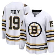 Fanatics Branded Dave Poulin Boston Bruins Youth Premier Breakaway 100th Anniversary Jersey - White