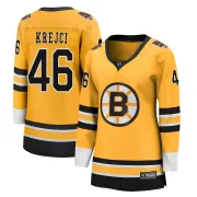 Fanatics Branded David Krejci Boston Bruins Women's Breakaway 2020/21 Special Edition Jersey - Gold