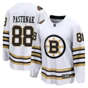 Fanatics Branded David Pastrnak Boston Bruins Men's Premier Breakaway 100th Anniversary Jersey - White