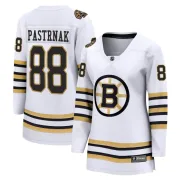 Fanatics Branded David Pastrnak Boston Bruins Women's Premier Breakaway 100th Anniversary Jersey - White