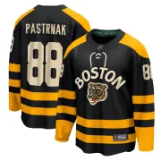 Fanatics Branded David Pastrnak Boston Bruins Youth Breakaway 2023 Winter Classic Jersey - Black