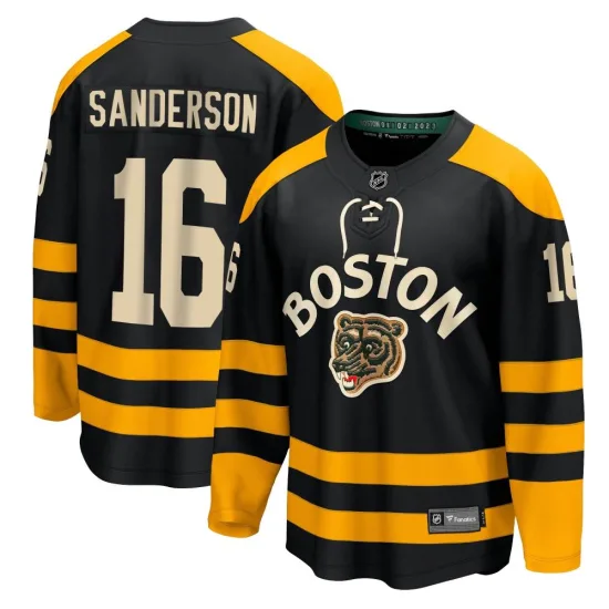 Fanatics Branded Derek Sanderson Boston Bruins Youth Breakaway 2023 Winter Classic Jersey - Black