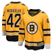 Fanatics Branded Georgii Merkulov Boston Bruins Men's Breakaway 2020/21 Special Edition Jersey - Gold