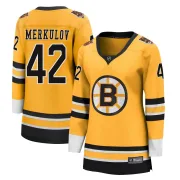 Fanatics Branded Georgii Merkulov Boston Bruins Women's Breakaway 2020/21 Special Edition Jersey - Gold