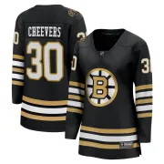 Fanatics Branded Gerry Cheevers Boston Bruins Women's Premier Breakaway 100th Anniversary Jersey - Black