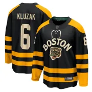 Fanatics Branded Gord Kluzak Boston Bruins Men's Breakaway 2023 Winter Classic Jersey - Black