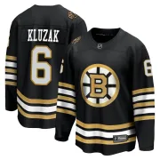Fanatics Branded Gord Kluzak Boston Bruins Youth Premier Breakaway 100th Anniversary Jersey - Black