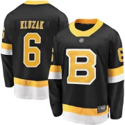 Fanatics Branded Gord Kluzak Boston Bruins Youth Premier Breakaway Alternate Jersey - Black