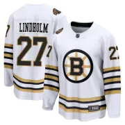 Fanatics Branded Hampus Lindholm Boston Bruins Men's Premier Breakaway 100th Anniversary Jersey - White