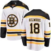 Fanatics Branded Happy Gilmore Boston Bruins Youth Breakaway Away Jersey - White
