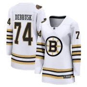 Fanatics Branded Jake DeBrusk Boston Bruins Women's Premier Breakaway 100th Anniversary Jersey - White