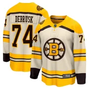 Fanatics Branded Jake DeBrusk Boston Bruins Youth Premier Breakaway 100th Anniversary Jersey - Cream