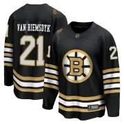 Fanatics Branded James van Riemsdyk Boston Bruins Youth Premier Breakaway 100th Anniversary Jersey - Black