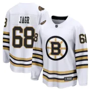Fanatics Branded Jaromir Jagr Boston Bruins Men's Premier Breakaway 100th Anniversary Jersey - White