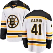 Fanatics Branded Jason Allison Boston Bruins Youth Breakaway Away Jersey - White