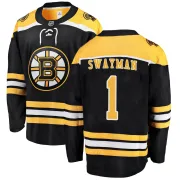Fanatics Branded Jeremy Swayman Boston Bruins Men's Breakaway Home Jersey - Black