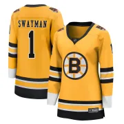 Fanatics Branded Jeremy Swayman Boston Bruins Women's Breakaway 2020/21 Special Edition Jersey - Gold