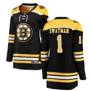 Fanatics Branded Jeremy Swayman Boston Bruins Women's Breakaway Home Jersey - Black
