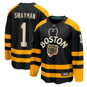 Fanatics Branded Jeremy Swayman Boston Bruins Youth Breakaway 2023 Winter Classic Jersey - Black