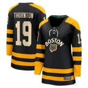 Fanatics Branded Joe Thornton Boston Bruins Women's Breakaway 2023 Winter Classic Jersey - Black