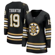 Fanatics Branded Joe Thornton Boston Bruins Women's Premier Breakaway 100th Anniversary Jersey - Black