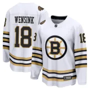 Fanatics Branded John Wensink Boston Bruins Men's Premier Breakaway 100th Anniversary Jersey - White