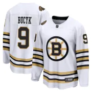 Fanatics Branded Johnny Bucyk Boston Bruins Men's Premier Breakaway 100th Anniversary Jersey - White