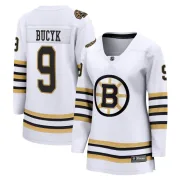 Fanatics Branded Johnny Bucyk Boston Bruins Women's Premier Breakaway 100th Anniversary Jersey - White