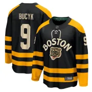 Fanatics Branded Johnny Bucyk Boston Bruins Youth Breakaway 2023 Winter Classic Jersey - Black