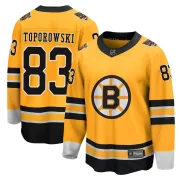 Fanatics Branded Luke Toporowski Boston Bruins Youth Breakaway 2020/21 Special Edition Jersey - Gold