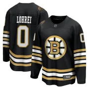 Fanatics Branded Mason Lohrei Boston Bruins Men's Premier Breakaway 100th Anniversary Jersey - Black
