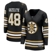 Fanatics Branded Matt Grzelcyk Boston Bruins Women's Premier Breakaway 100th Anniversary Jersey - Black