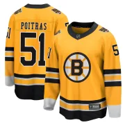 Fanatics Branded Matthew Poitras Boston Bruins Youth Breakaway 2020/21 Special Edition Jersey - Gold