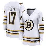 Fanatics Branded Milan Lucic Boston Bruins Women's Premier Breakaway 100th Anniversary Jersey - White