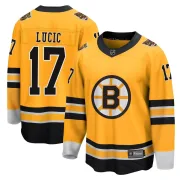 Fanatics Branded Milan Lucic Boston Bruins Youth Breakaway 2020/21 Special Edition Jersey - Gold