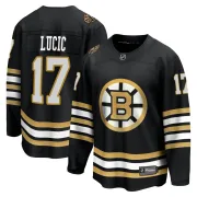 Fanatics Branded Milan Lucic Boston Bruins Youth Premier Breakaway 100th Anniversary Jersey - Black