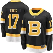 Fanatics Branded Milan Lucic Boston Bruins Youth Premier Breakaway Alternate Jersey - Black