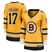 Fanatics Branded Nick Foligno Boston Bruins Women's Breakaway 2020/21 Special Edition Jersey - Gold