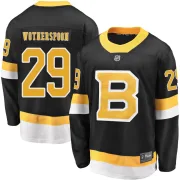 Fanatics Branded Parker Wotherspoon Boston Bruins Men's Premier Breakaway Alternate Jersey - Black
