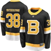 Fanatics Branded Parker Wotherspoon Boston Bruins Youth Premier Breakaway Alternate Jersey - Black