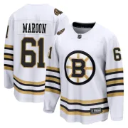 Fanatics Branded Pat Maroon Boston Bruins Men's Premier Breakaway 100th Anniversary Jersey - White