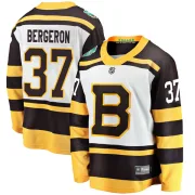 Fanatics Branded Patrice Bergeron Boston Bruins Men's Breakaway 2019 Winter Classic Jersey - White
