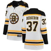 Fanatics Branded Patrice Bergeron Boston Bruins Women's Breakaway Away Jersey - White