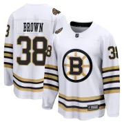 Fanatics Branded Patrick Brown Boston Bruins Men's Premier Breakaway 100th Anniversary Jersey - White