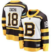 Fanatics Branded Pavel Zacha Boston Bruins Youth Breakaway 2019 Winter Classic Jersey - White