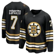 Fanatics Branded Phil Esposito Boston Bruins Youth Premier Breakaway 100th Anniversary Jersey - Black