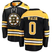 Fanatics Branded Reilly Walsh Boston Bruins Men's Breakaway Home Jersey - Black