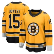 Fanatics Branded Shane Bowers Boston Bruins Men's Breakaway 2020/21 Special Edition Jersey - Gold