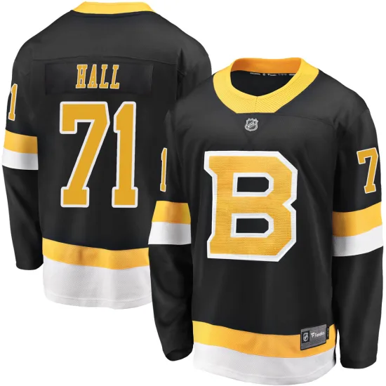 Fanatics Branded Taylor Hall Boston Bruins Youth Premier Breakaway  Alternate Jersey - Black